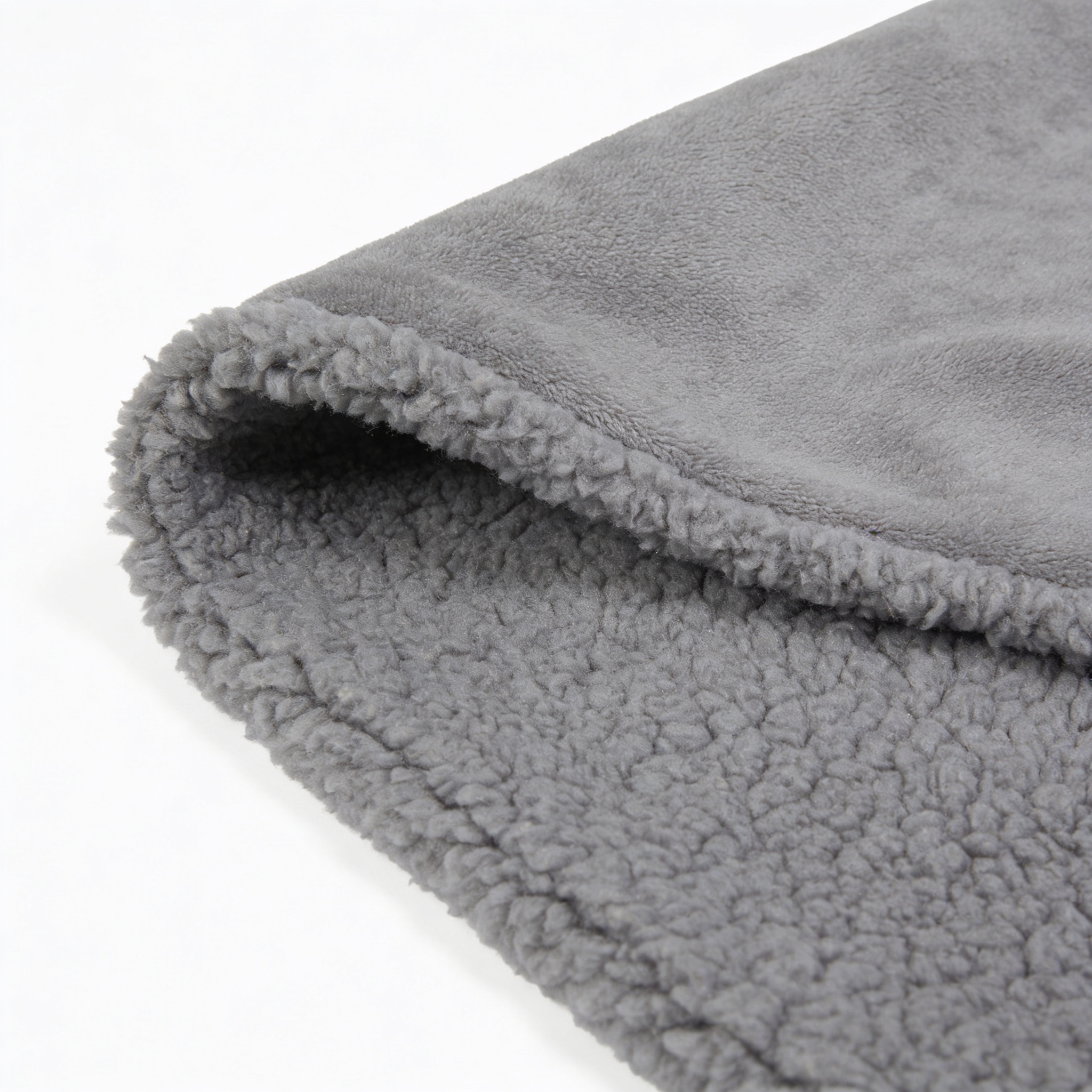 Dkjg Skjane Wasserdichte Hundedecke, Sherpa-Fleece Haustierdecke für Miniaturhunde, kleine Hunde und Katzen, 101 x 73 cm, M, maschinenwaschbar, beidseitiger Sofabezug-Schutz, grau PPB040G01